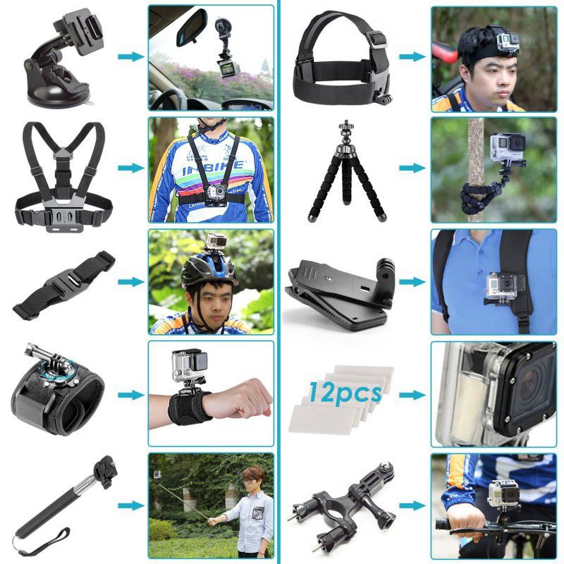 50 in 1 GoPro Hero Accessories