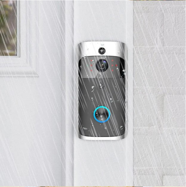 Smart Wireless WiFi Security DoorBell Remote Home Monitoring - Black