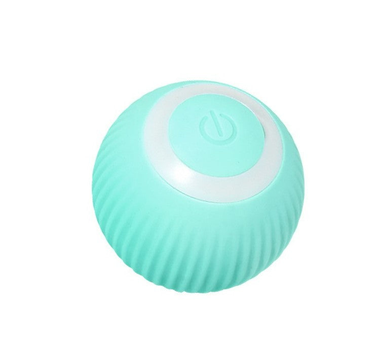 Rechargeable Automatic 360 Degree Pet Rolling Ball - Light Blue