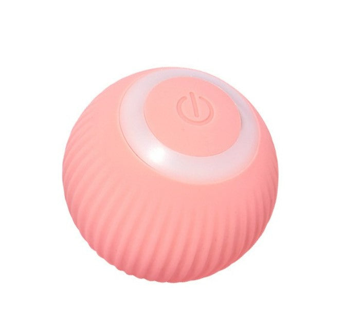 Rechargeable Automatic 360 Degree Pet Rolling Ball - Pink
