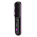 LCD Screen Wireless Rechargeable Hair Straightener Comb