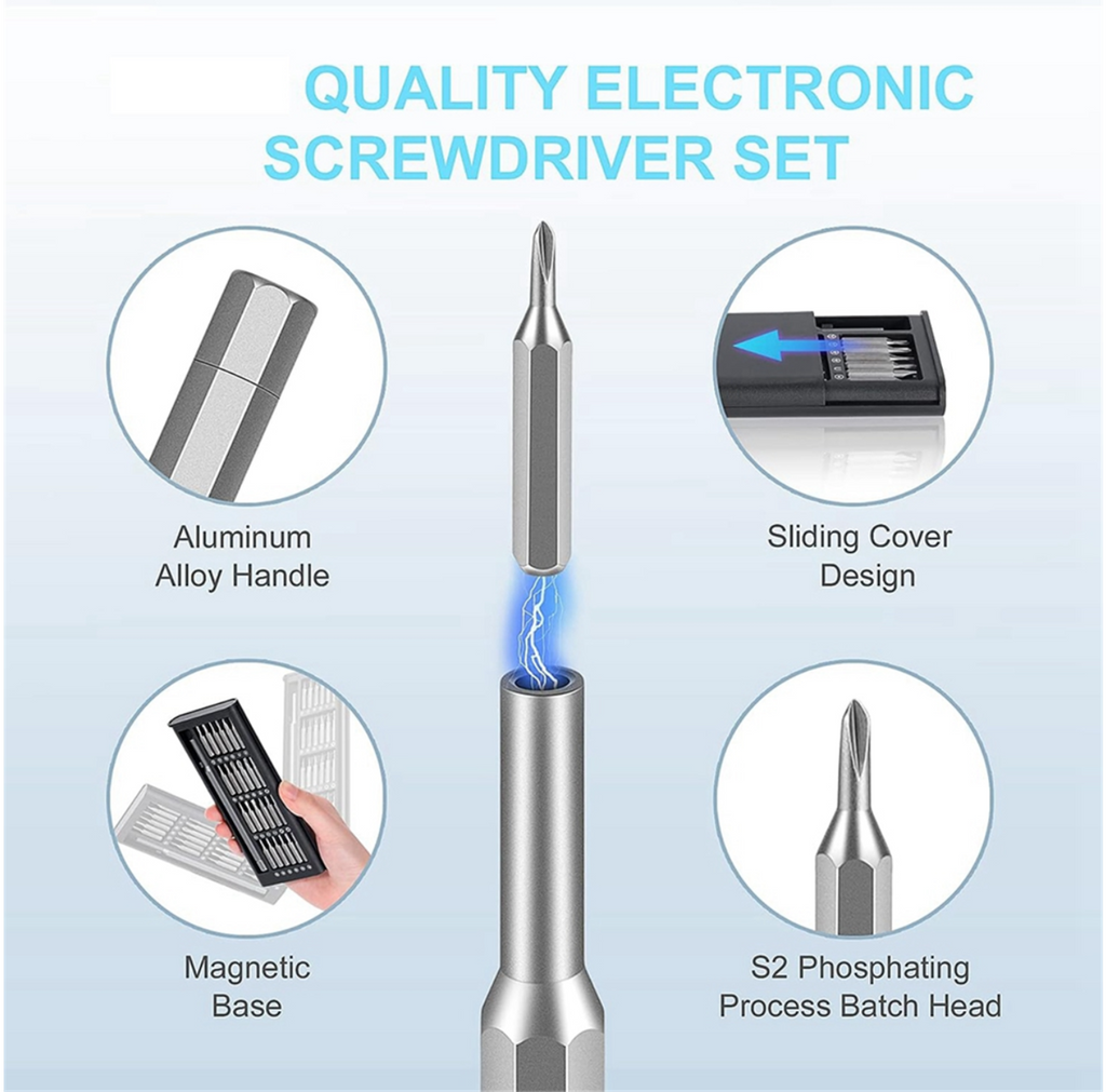 25 in 1 Screwdriver Set, Small Magnetic Screwdriver Repair Tool Kit